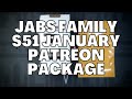 Jabs Family January $51 Patreon Package Opening!