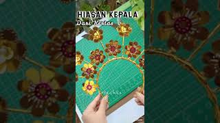 Kamu juga bisa bikin sendiri ! Hiasan Kepala Cantik  #diy #tutorial #shorts #hiasankepala #karnaval