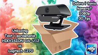 🔥 Unboxing 😍  Test 🔥 Porównanie kamerki 🎥 HIKVISION DS-U12 🎥