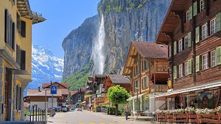 Lauterbrunnen 4K - The Most Beautiful Village in Switzerland - Travel Vlog, 4K