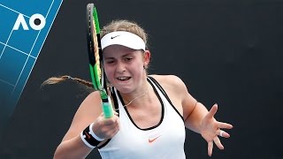 Zhu v Ostapenko match highlights (1R) | Australian Open 2017