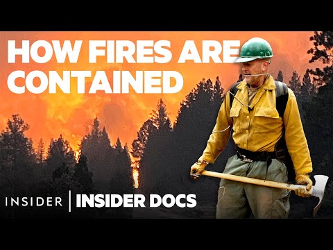 How do you put out a forest fire and what is removed?