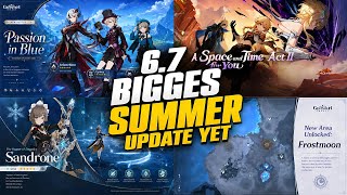 MASSIVE 6.7 LEAKS!! 3 New Skins, New Frostmoon Area, Natlan Expansion, Sandrone Info-Genshin Impact