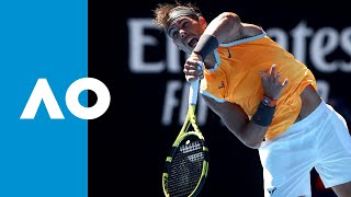 Rafael Nadal v Tomas Berdych second set highlights (4R) | Australian Open 2019