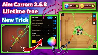 How to Use Aim Carrom ⚡ laser line for 🔥Life time free || Carrom Pool || 🍁 DEVYANSHU DHAROD 🍁||