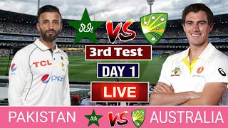 PAK vs AUS 3rd Test Day1 Live Streaming | Ptv Sports Live Pakistan vs Australia Live Match Today