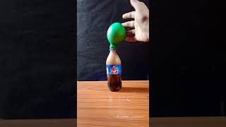 salt + Balloon And Thums up Experiment | Simple Science Tricks | #shorts #balloon #experiment