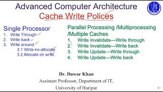 Cache Write Policies (revised)