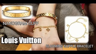 Blooming Supple Bracelet M64858 and Nanogram Cuff M00251 LouisVuitton