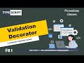 #81 Validation Decorator | Decorators in TypeScript | A Complete TypeScript Course