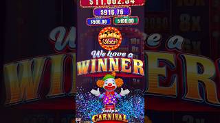 MAX BET GETS MASSIVE JACKPOT ON JACKPOT CARNIVAL #shorts #fyp #jackpot