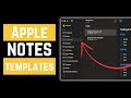 How To Create Reusable Templates In Apple Notes - Full Guide