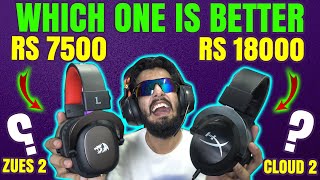 Hyper X Cloud 2 Vs Redragon Zeus 2 | Cheap vs Expensive Gaming Headsets