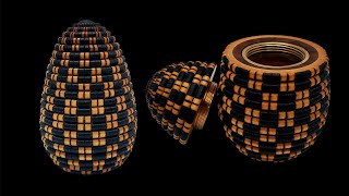 Woodturning | Basket Illusion Box