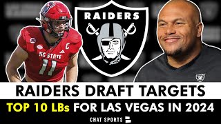Raiders Draft Targets: Top 10 LBs Las Vegas Should Target In The 2024 NFL Draft Ft. Payton Wilson