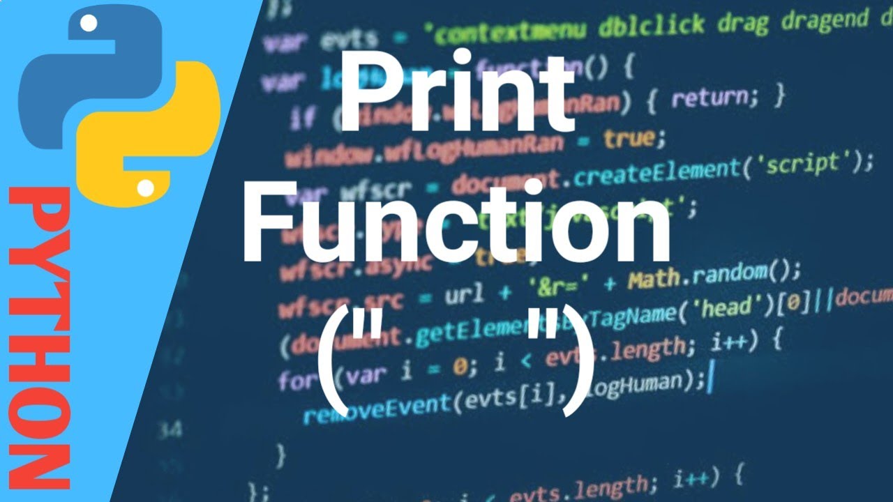 How To Use Print Function In Python Language Python Tutorial