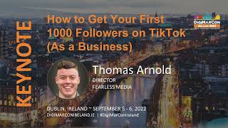 How to Get your First 1000 Followers on Tiktok (As a Business) - Thomas Arnold, Fearless Media