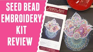 Seed Bead Embroidery Kit From Etsy How To \u0026 Review!