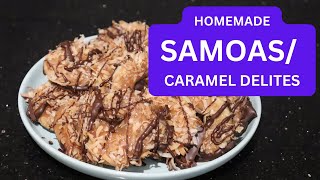 Homemade Samoas/Caramel Delites | Girl Scout Cookies