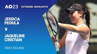 Jessica Pegula v Jaqueline Cristian Extended Highlights | Australian Open 2023 First Round