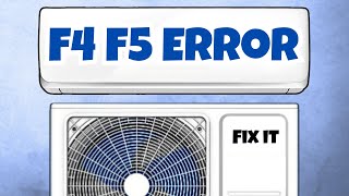 How to Fix F4 \u0026 F5 Error on Mini Split AC Easily!