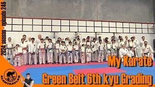 【clemtravlog 246】Karate Grading to Green Belt (6th Kyu)