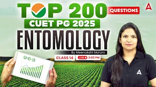 TOP 200 CUET PG 2025 | Agriculture Sciences | By Meenakshi Mam | CUET PG Agriculture Preparation