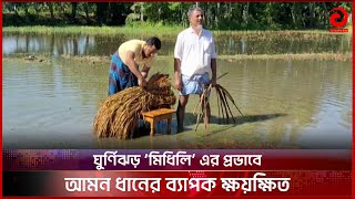 ঘুর্ণিঝড় ‘মিধিলি’ এর প্রভাবে চাঁদপুরে আমন ধানের ব্যাপক ক্ষয়ক্ষিত | Cyclone Midhili | Asian TV