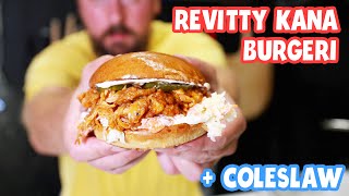 REVITTY KANABURGERI (PULLED CHICKEN) + COLESLAW 🐔 🍔 🔥