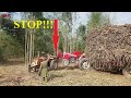 Massey Ferguson 385 Badly Stuck Full Loaded Trolley /Tractor Videos By Mani Tractors