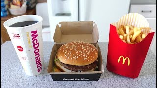 The FASTEST Grand Mac Meal Ever Eaten (under 1 Minute!!)
