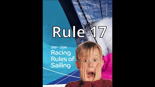 Rule 17 Racing Rules of Sailing