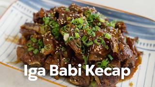 MANIS GURIH ALA RESTORAN ! RESEP IGA BABI KECAP !