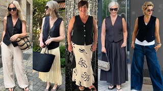 Comfortable Timeless Looks for All Elegant Ladies Over 40, 50-60-70