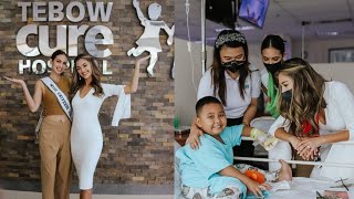 MS UNIVERSE PH CELESTE CORTESI MS UNIVERSE 2017 DEMI-LEIGH TEBOW VISIT TEBOW CURE HOSPITAL SA DAVAO