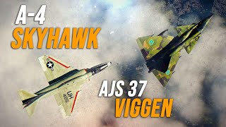 A-4 Skyhawk Vs AJS 37 Viggen Dogfight | Digital Combat Simulator | DCS |