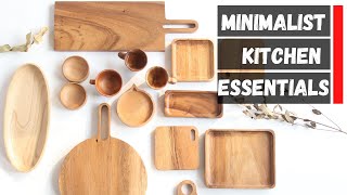 12 Minimalist Kitchen Essentials