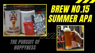 Brewing Summer APA with mosaic and columbus Warzenie piwa APA Gozdawa Summer Ale Mosaic Columbus