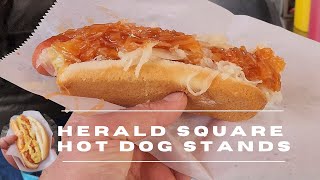 The Best Hot Dog Stands in NYC: Herald Square Hot Dogs!