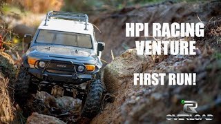 HPI Venture FJ Cruiser RC Crawler: First Run!