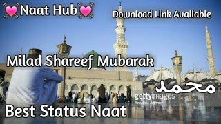 Best Status Naat  | Eid Milad-un-Nabi Special | Naat Hub