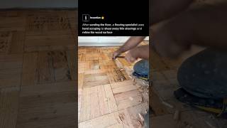 Hand Scraping Wood 🪵