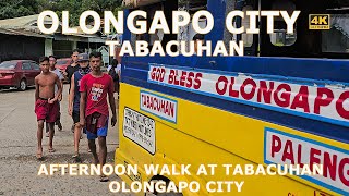 AFTERNOON WALK AT TABACUHAN OLONGAPO CITY [4K HDR] WALK TOUR