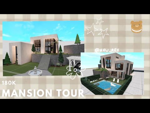 My 180k Modern Mansion House Tour | Bloxburg | Roblox - YouTube