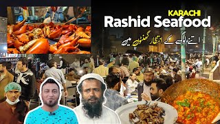 Rashid sea food Kemari | seafood street Grilled fish, Prawn, Crab soup | RAS Vlog 67