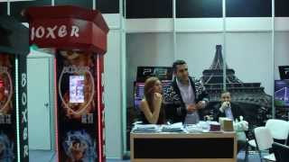 OYUNCAK MAKİNESİ,barber cut,boks makinesi,MOSTEK ELEKTRONİK atrax 2013 fuarındaydı