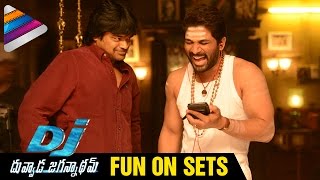 Allu Arjun Fun on Sets | DJ Duvvada Jagannadham Movie | Pooja Hegde | Harish Shankar | Dil Raju