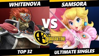 The Quarantine Series Top 32 - Samsora (Peach, Zelda) Vs WhiteNova (Ganondorf) Smash Ultimate - SSBU