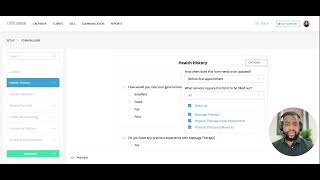 How to automatically send forms to clients in ClinicSense