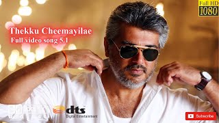 Thekku Cheemayilae { Attagasam} Tamil  True  Dolby Digital 5.1 surround 1080p Full  HD Video Songs